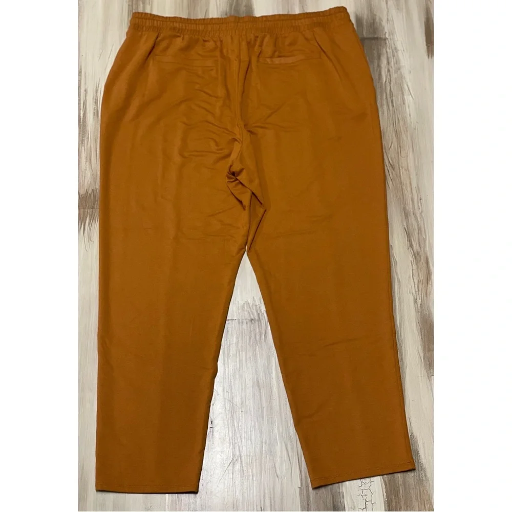 NWOT Simply Vera Vera Wang Casual Pants Burn Orange Size XXL - Picture 4 of 7